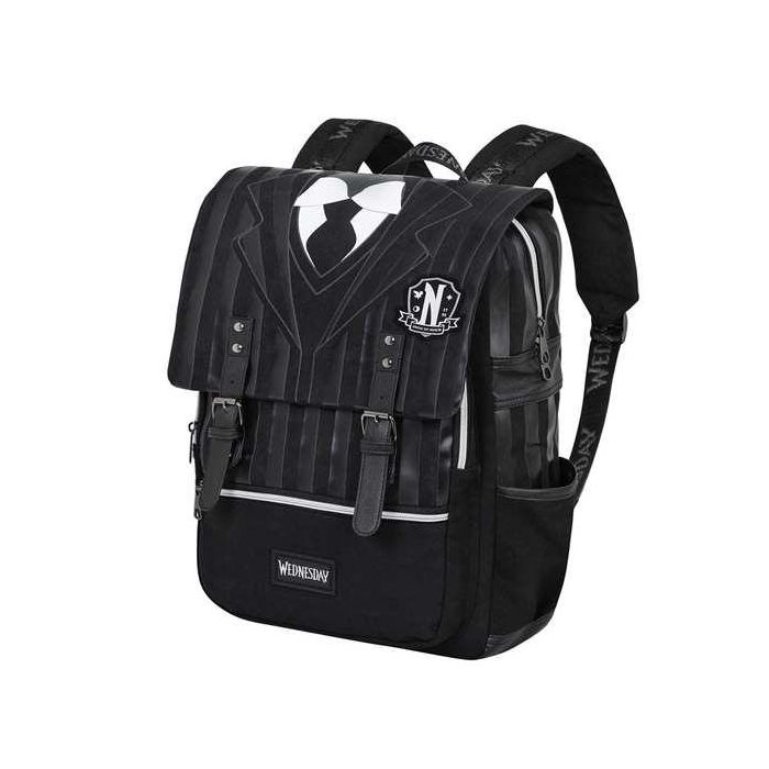 Karactermania Mochila Oxford Miércoles Uniform Algodón 40 x 29 x 14 cm