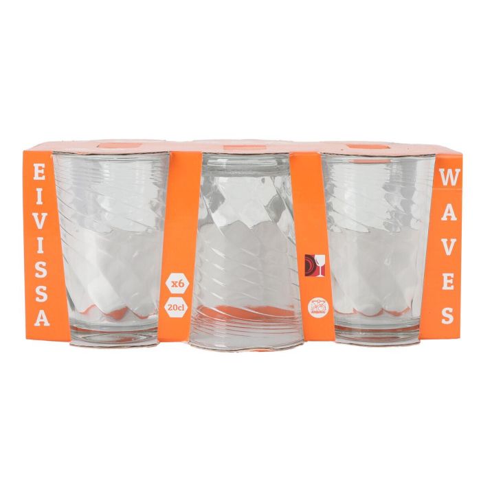 Set de Vasos La Mediterránea Waves 6 Piezas (8 Unidades) 2 Set de Vasos La Mediterránea Waves 6 Piezas (8 Unidades) 2