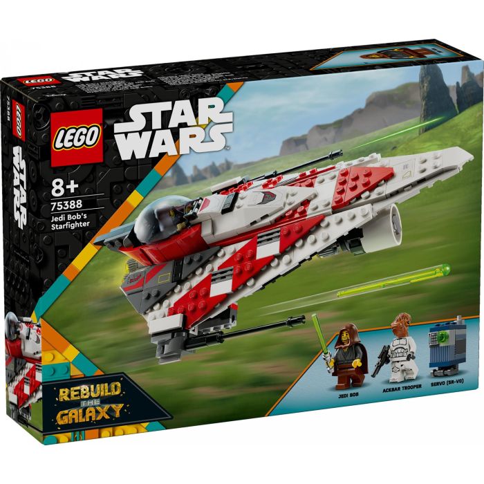 LEGO 75388 Star Wars Caza Estelar de Jedi Bob, incluye 2 Minifiguras, Droide Servo, Juguete de Construcción para Niños +8 años 9 LEGO 75388 Star Wars Caza Estelar de Jedi Bob, incluye 2 Minifiguras, Droide Servo, Juguete de Construcción para Niños +8 años 9