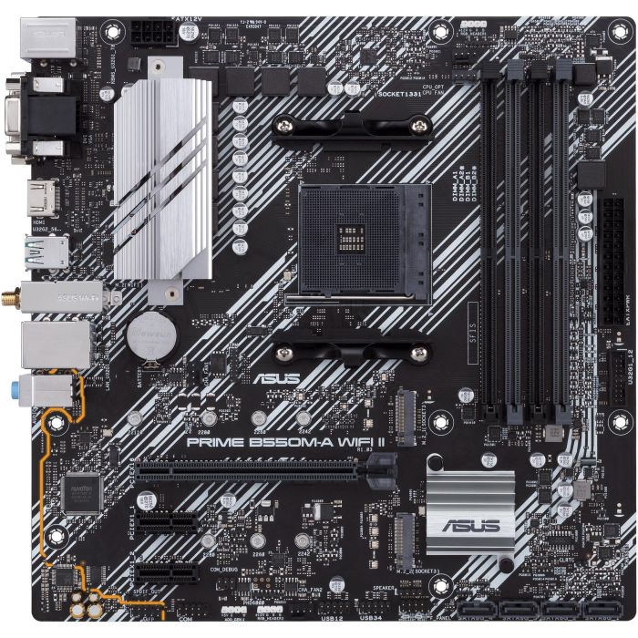 Asus PRIME B550M-A WiFi II Placa Base AMD B550 Socket AM4 micro ATX con WiFi 6 - 90MB19X0-M0EAY0 1