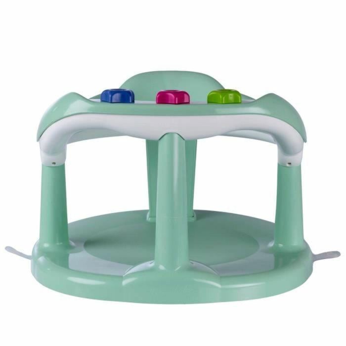 Flotador de baño para niños THERMOBABY AQUABABY Verde Celadon - Juguete azul - Hecho en Francia 4