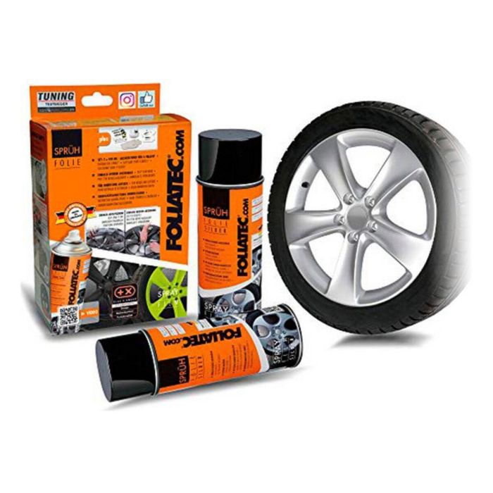 Goma Líquida para Coches Foliatec FT2049 Plateado 400 ml (2 pcs)