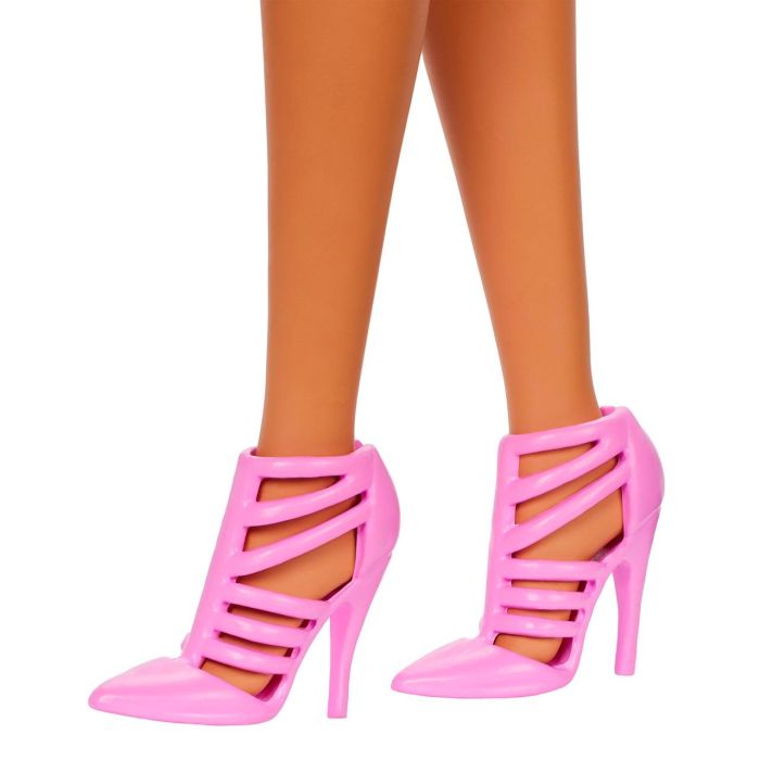 Muñeca Barbie Fashionista Vestido Con Rosa Hyt94 Mattel 4 Muñeca Barbie Fashionista Vestido Con Rosa Hyt94 Mattel 4