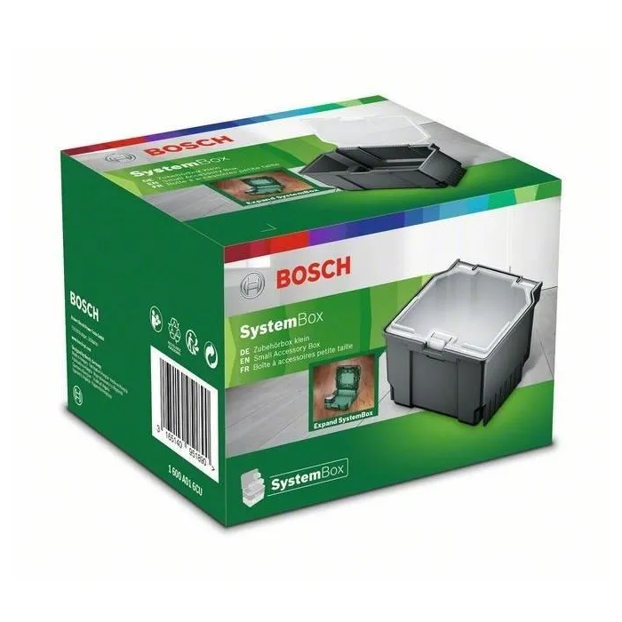 Bosch Caja de Accesorios Pequeña 1/9 (3165140951883) Personalizable y Apilable 1