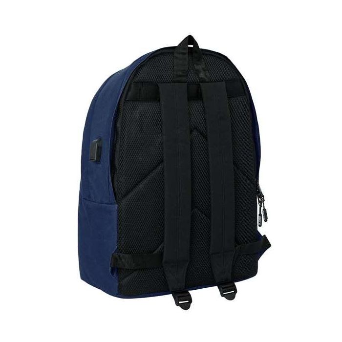 Safta Mochila Doble para Portátil 15,6" + USB Munich Básicos Marino 31x44x18 cm 1 Safta Mochila Doble para Portátil 15,6" + USB Munich Básicos Marino 31x44x18 cm 1
