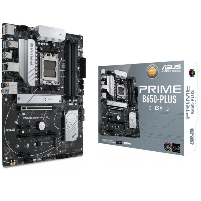 ASUS PRIME B650-PLUS-CSM Placa Base ATX AMD B650 Socket AM5, DDR5, Compatible con AMD Ryzen 7000 Series, 90MB1BS0-M0EAYC