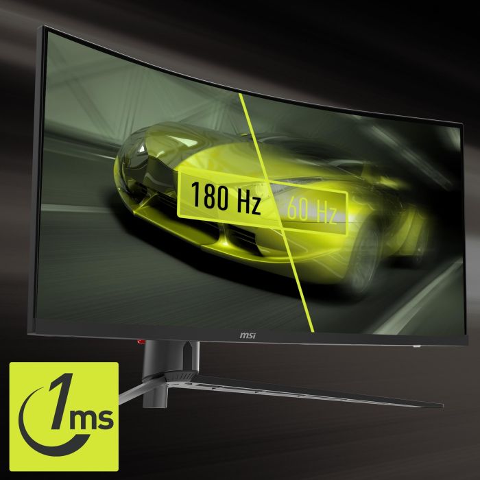 MSI MAG 345CQRDE Monitor Curvo 34" UWQHD 180Hz VA 1ms Negro 11