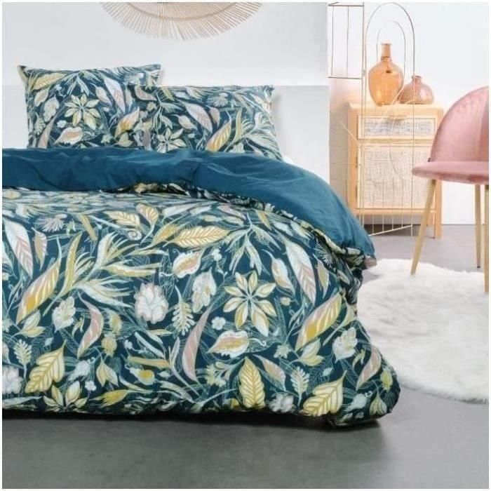 Set de cama - Today Sunshine - 240x220 cm - 2 personas - Algodón con estampado floral 1 Set de cama - Today Sunshine - 240x220 cm - 2 personas - Algodón con estampado floral 1