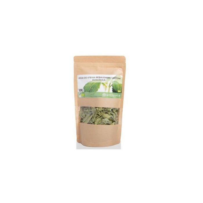MYCONATUR Hoja de Stevia Rebaudiana Ecológica 50g | Endulzante Natural para Infusiones y Café | Sin Gluten, Vegano