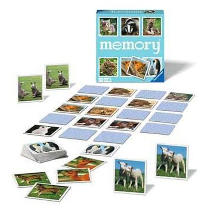 Ravensburger 4005556208791 Gran memoria Tema Animales pequeños 4