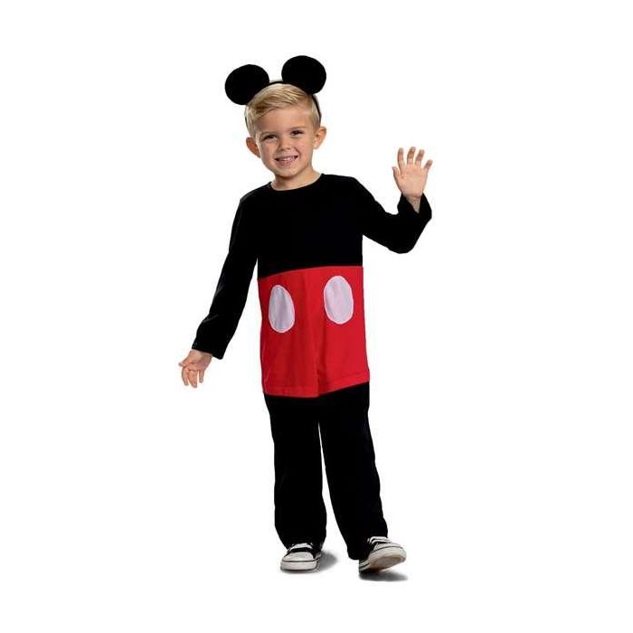 Disney Disfraz Infantil Mickey Classic para Niños Talla 3-4 Años Negro Disney Disfraz Infantil Mickey Classic para Niños Talla 3-4 Años Negro