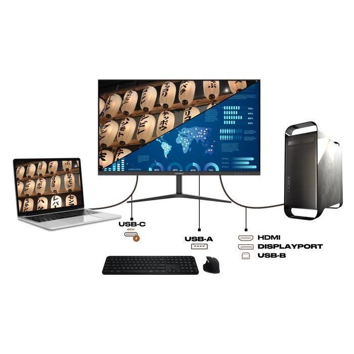 Monitor para PC - JAPANNEXT - 27" WQHD - IPS - 60 Hz - USB-C 65 W 4 Monitor para PC - JAPANNEXT - 27" WQHD - IPS - 60 Hz - USB-C 65 W 4