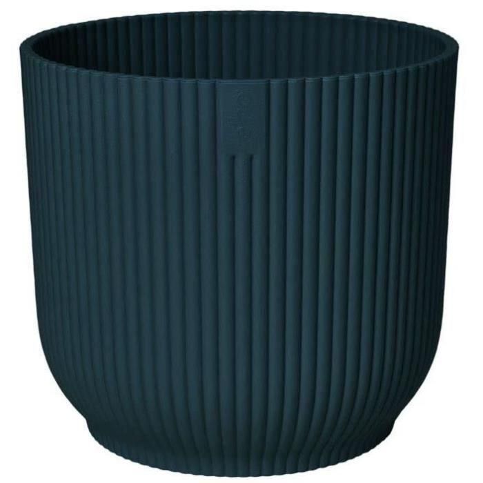 Cases verdes de la olla de flores redondas - plástico - Ø45 - negro 1 Cases verdes de la olla de flores redondas - plástico - Ø45 - negro 1