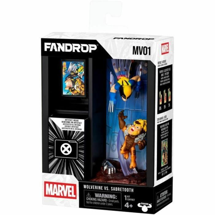 Fandrop FAN0630996920640 Figura Star Wars Lobezno vs Dientes de Sable - Vitrina con escena de culto + mini póster - 18 cm 2