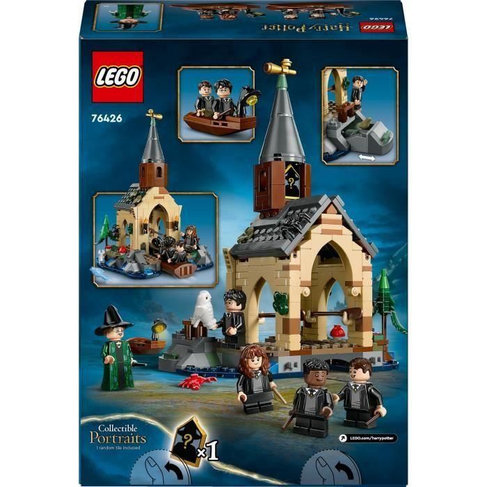 LEGO 76426 Harry Potter Cobertizo Castillo Hogwarts: La Piedra Filosofal - Set de Construcción con 7 Minifiguras y Botes 3 LEGO 76426 Harry Potter Cobertizo Castillo Hogwarts: La Piedra Filosofal - Set de Construcción con 7 Minifiguras y Botes 3