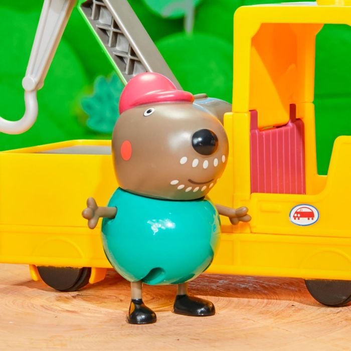 Hasbro Peppa Pig Remolque Del Abuelo Dog F9519 Camión Grúa con Figura Juguete para Niños +3 años 3