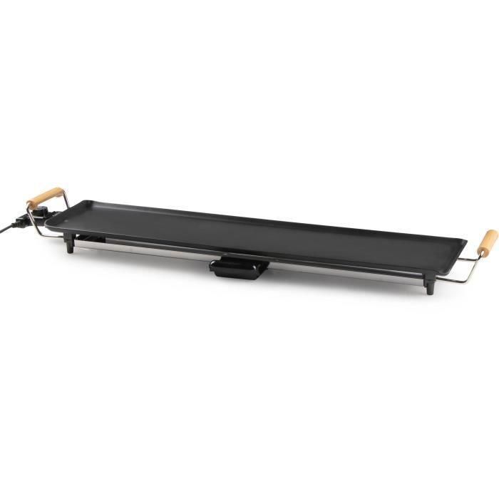 Domo DO8313TP Plancha XXL Eléctrica 1800W 90x22 cm Negra DOM5411397165794