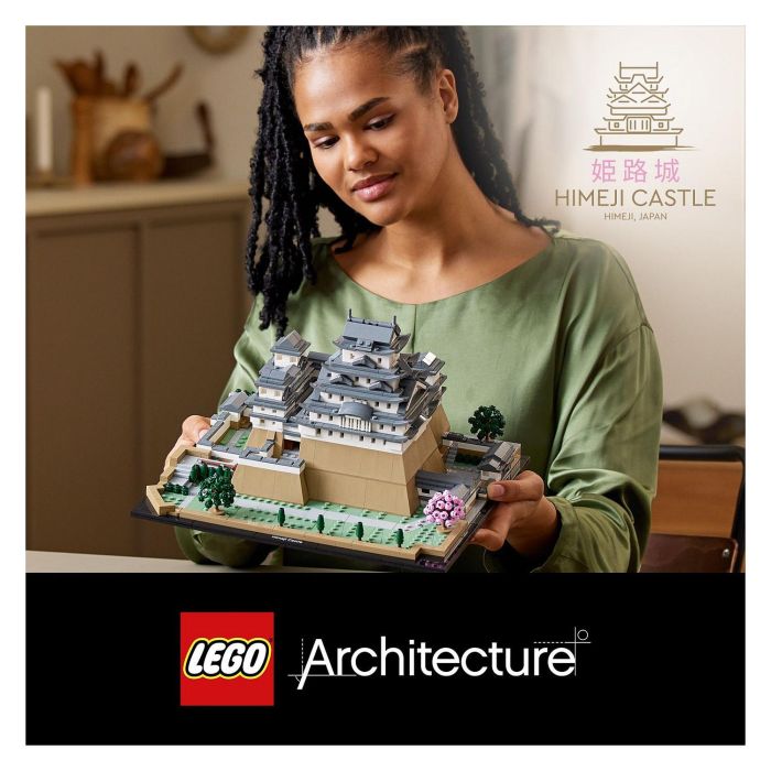 Lego Architecture 21060 Kit de Construcción del Modelo del Castillo Himeji para Adultos Fanáticos de la Cultura Japonesa