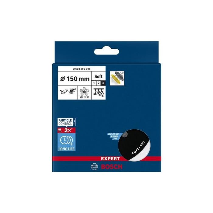 Bosch EXPERT Multiloch-Pad 150mm.weich.Ind.M8+5/16 1 Bosch EXPERT Multiloch-Pad 150mm.weich.Ind.M8+5/16 1