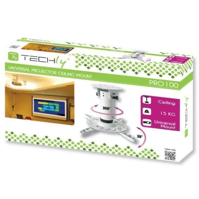 Techly Universal Deckenhalterung f.Beamer.30cm Deckenabst..w 1 Techly Universal Deckenhalterung f.Beamer.30cm Deckenabst..w 1