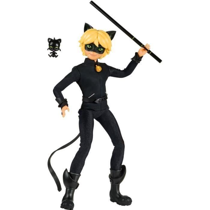 BANDAI Miraculous Ladybug - Muñeca de moda 26 cm: Cat Noir 2 BANDAI Miraculous Ladybug - Muñeca de moda 26 cm: Cat Noir 2
