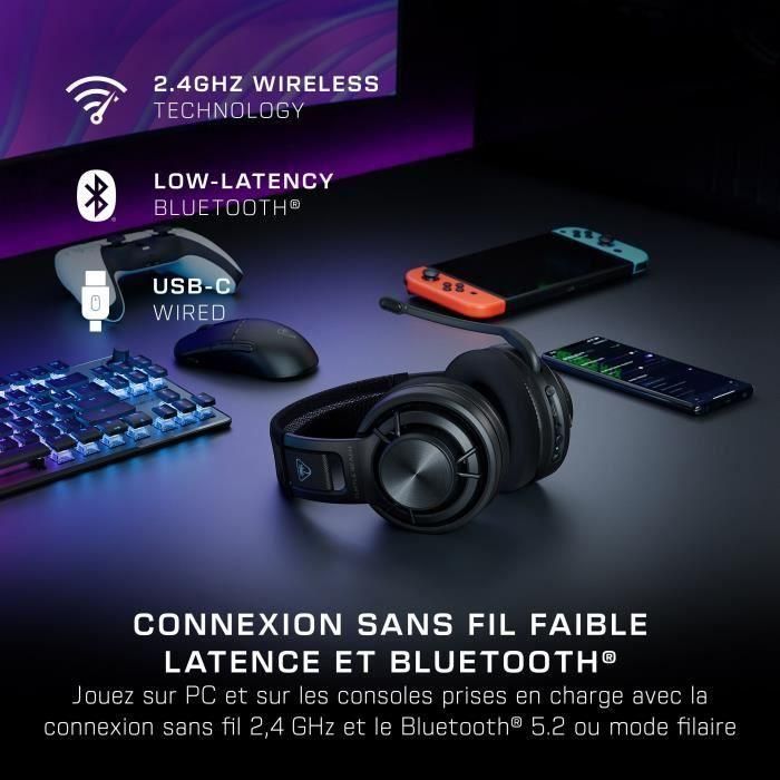 Auriculares inalámbricos para juegos abiertos - TURTLE BEACH - Atlas Air - Para PC - Negro 2 Auriculares inalámbricos para juegos abiertos - TURTLE BEACH - Atlas Air - Para PC - Negro 2