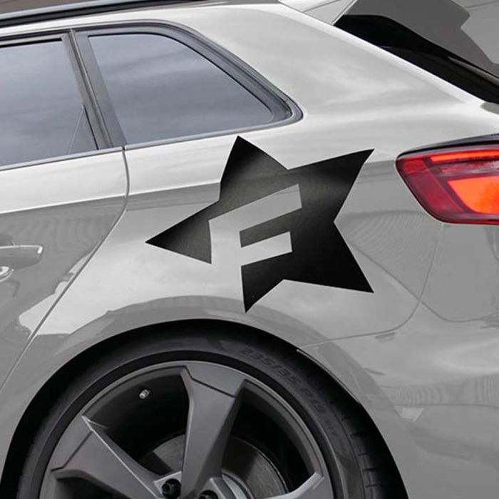 Foliatec Pegatina Coche Diseño F-Star Negro FO33970 39 x 41 cm 2