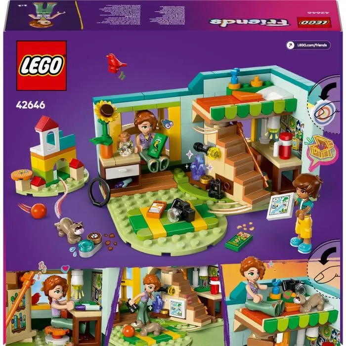 Lego Friends 42646 Dormitorio de Otoño - Juguete de Construcción Ideal para Juegos de Rol 5