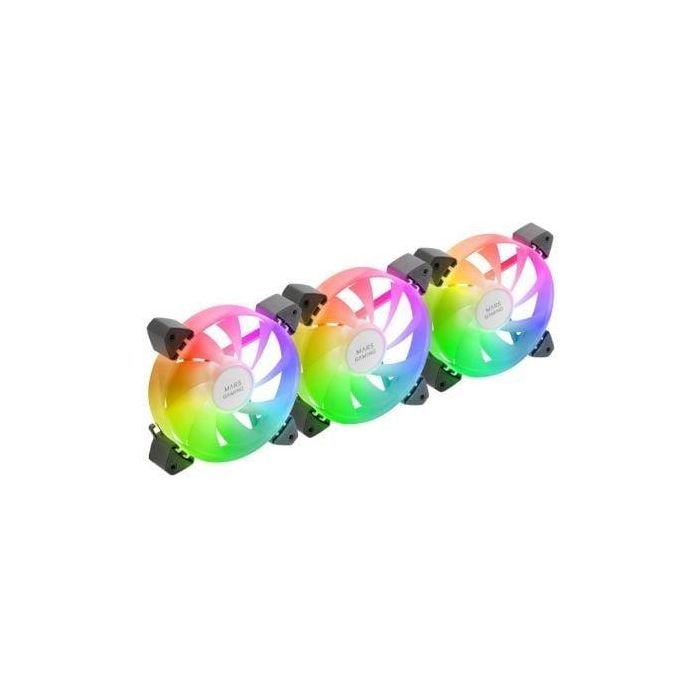 Mars Gaming MF-3A Kit 3 Ventiladores 120mm ARGB 360º Sin Marco Ultrasilenciosos compatible Aura Sync/Mystic Light/RGB Fusion 1 Mars Gaming MF-3A Kit 3 Ventiladores 120mm ARGB 360º Sin Marco Ultrasilenciosos compatible Aura Sync/Mystic Light/RGB Fusion 1