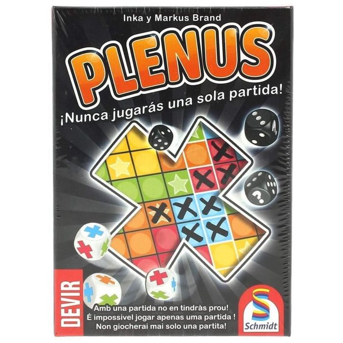 Devir Plenus Juego de Mesa Pegi 8 Edad Recomendada 8 Años para 1-6 Jugadores, Partidas de 20 Minutos 0 Devir Plenus Juego de Mesa Pegi 8 Edad Recomendada 8 Años para 1-6 Jugadores, Partidas de 20 Minutos 0