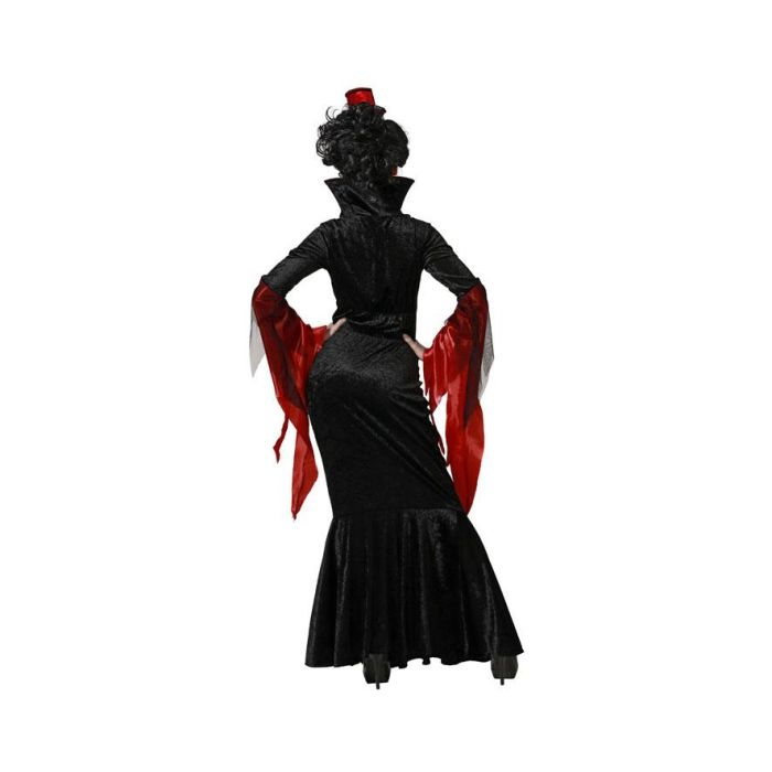 Disfraz Vampiresa Vestido Negro Mujer Adulto XL 2 Disfraz Vampiresa Vestido Negro Mujer Adulto XL 2