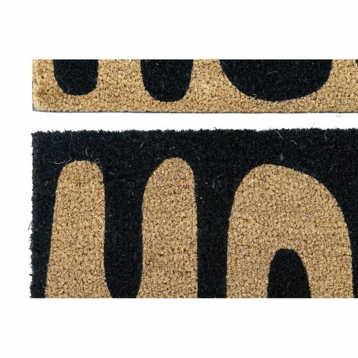 Felpudo Basicos DKD Home Decor Marron Negro 40 x 1.5 x 60 cm (2 Unidades) 1 Felpudo Basicos DKD Home Decor Marron Negro 40 x 1.5 x 60 cm (2 Unidades) 1