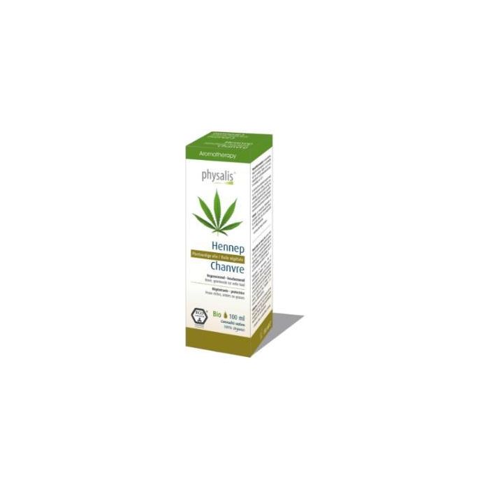 Physalis Aceite de Cáñamo Bio 100ml Regenerador y Reafirmante Pieles Rugosas, Irritadas o Grasas Cuidado Facial y Corporal