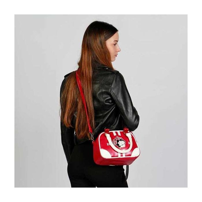 Karactermania Bolso Bowling Fashion Betty Boop Varsity Burdeos PVC 22 x12 x16 cm 6 Karactermania Bolso Bowling Fashion Betty Boop Varsity Burdeos PVC 22 x12 x16 cm 6