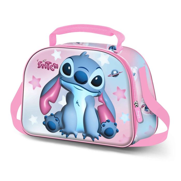 Disney Bolsa Portameriendas 3D Cosmi Stitch 20x26x10cm