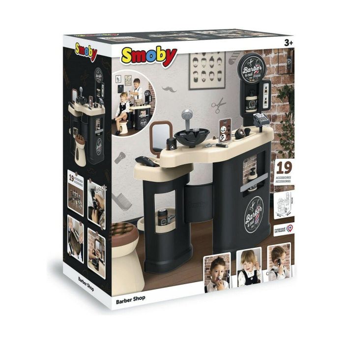 Smoby Set de Juego Salón de Peluquería y Barbería para Niños con Tocador, Espejo, Ducha y Caja Registradora 3 Smoby Set de Juego Salón de Peluquería y Barbería para Niños con Tocador, Espejo, Ducha y Caja Registradora 3