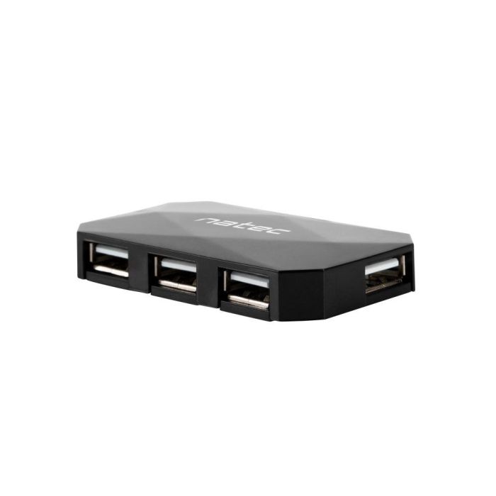 NATEC NHU-0647 hub de interfaz USB 2.0 480 Mbit/s Negro NATEC NHU-0647 hub de interfaz USB 2.0 480 Mbit/s Negro