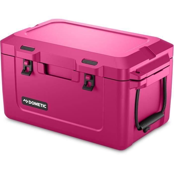 Dometic DOM6951218429920 Nevera Portátil Patrol 35 - 36L - Rosa - Tapón de Drenaje - Mantiene el Hielo Varios Días