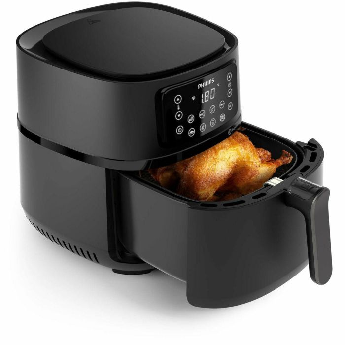 Freidora de Aire Philips HD9285/93 Negro Negro/Plateado 2000 W 2 Freidora de Aire Philips HD9285/93 Negro Negro/Plateado 2000 W 2