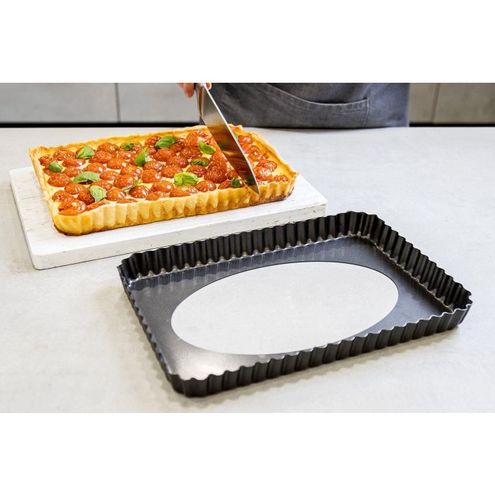 Molde para horno desmontable Quttin 25.5x17.2x3 cm (12 Unidades) 7 Molde para horno desmontable Quttin 25.5x17.2x3 cm (12 Unidades) 7
