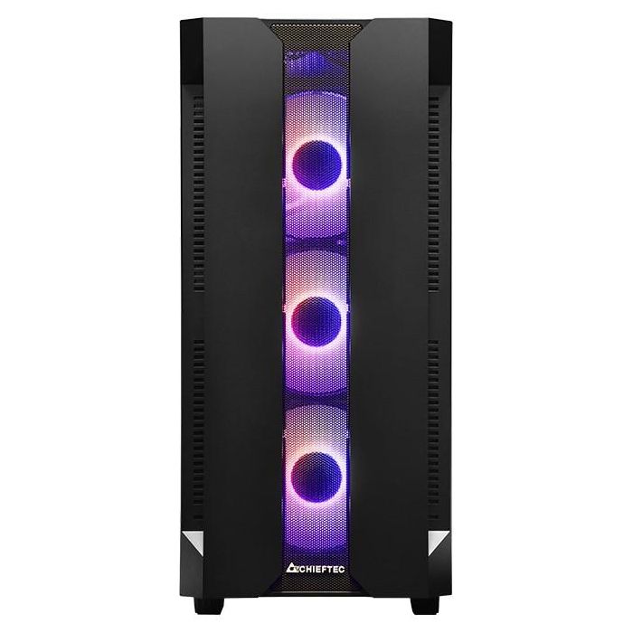 Caja Semitorre ATX/mATX Chieftec GS-01B-OP Blanco Negro 21