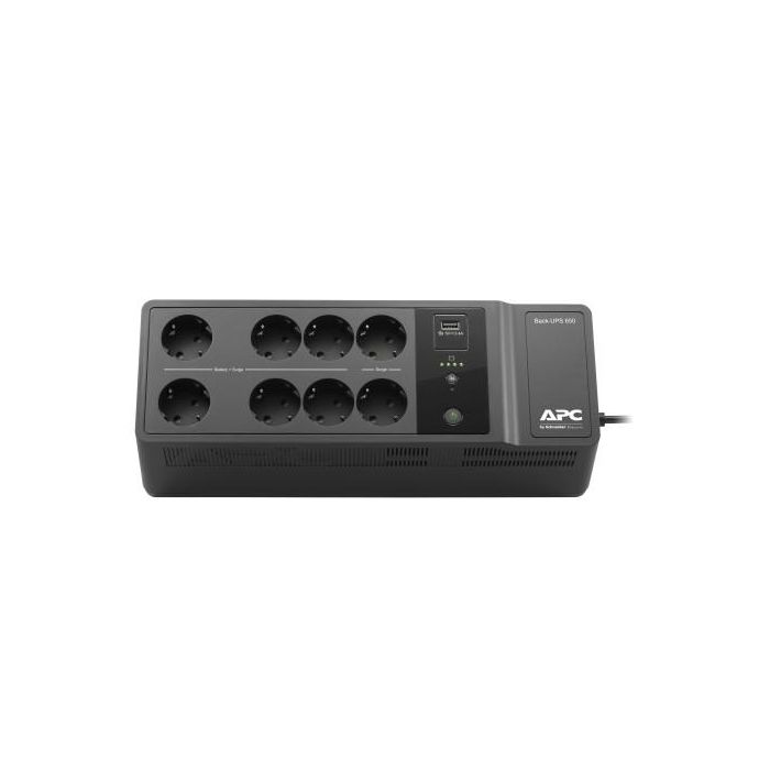 APC Back-UPS 650VA 230V 1 USB charging port - (Offline-) USV sistema de alimentación ininterrumpida (UPS) En espera (Fuera de línea) o Standby (Offline) 0,65 kVA 400 W 8 salidas AC 1 APC Back-UPS 650VA 230V 1 USB charging port - (Offline-) USV sistema de alimentación ininterrumpida (UPS) En espera (Fuera de línea) o Standby (Offline) 0,65 kVA 400 W 8 salidas AC 1