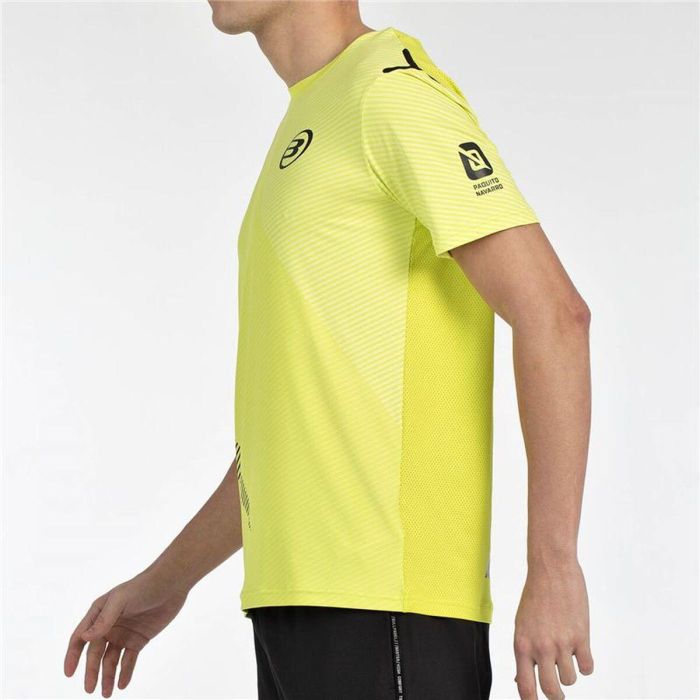 Camiseta de Manga Corta Hombre Bullpadel Paquito 25V Amarillo Pádel 45 1/3 1