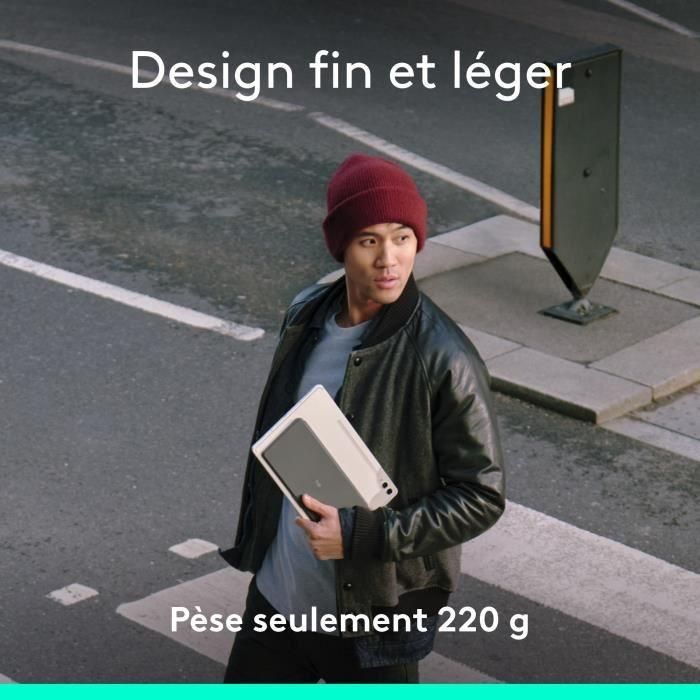 Teclado portátil - Inalámbrico - Logitech - Keys-To-Go 2 - para Tablet - AZERTY - Grafito 1 Teclado portátil - Inalámbrico - Logitech - Keys-To-Go 2 - para Tablet - AZERTY - Grafito 1