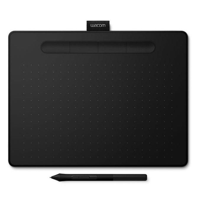 Wacom Medium Tablet with Pressure-Sensitive, 216x135mm, USB/Bluetooth 4.2, Expresskeys, 2540lpi, 133pps, 410g, Black Wacom Medium Tablet with Pressure-Sensitive, 216x135mm, USB/Bluetooth 4.2, Expresskeys, 2540lpi, 133pps, 410g, Black