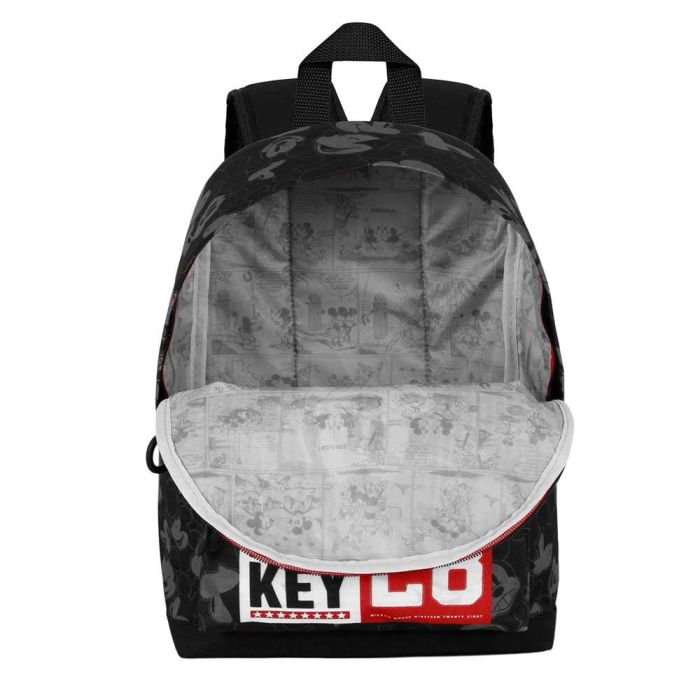 Mochila Pequeña HS FAN Year Disney Mickey Mouse Negro 3 Mochila Pequeña HS FAN Year Disney Mickey Mouse Negro 3
