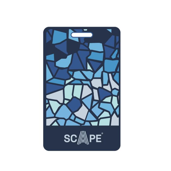 Scape Travel identificador de maleta 2D azul 106*66mm 3 Scape Travel identificador de maleta 2D azul 106*66mm 3