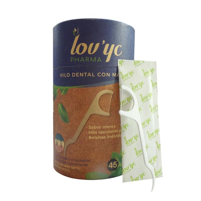 Lovyc sabor menta hilo dental caja