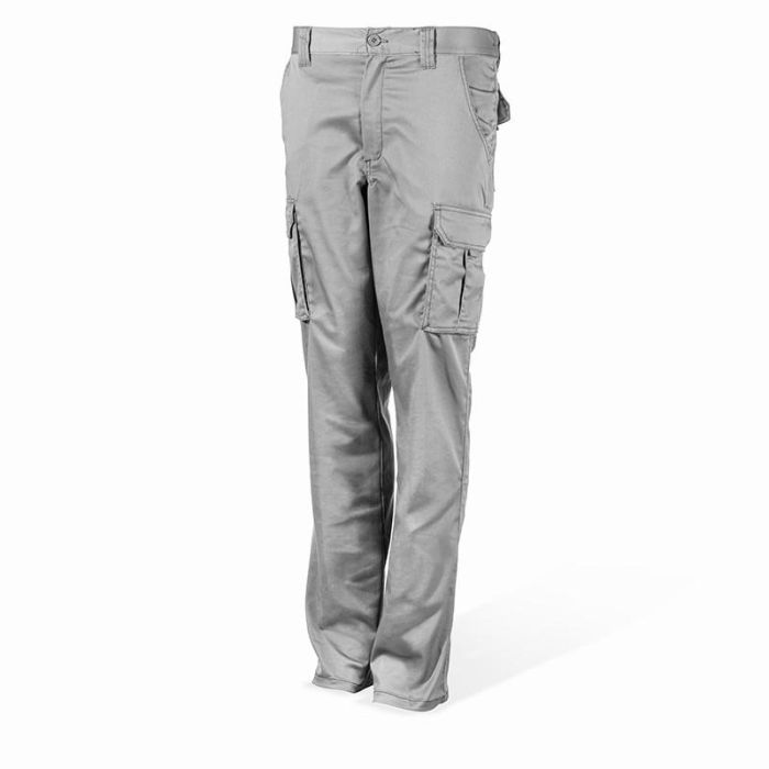 Velilla 103002S Pantalón Multibolsillo Stretch Slim Fit Trabajo Hombre Talla 36-64 Varios Colores Gris Claro