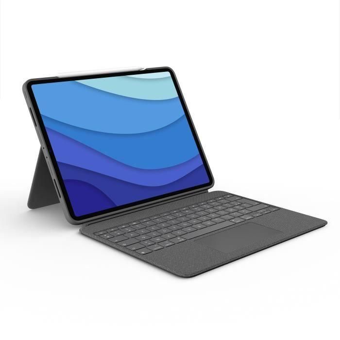 Teclado y estuche - Tableta - Logitech - COMBO TOUCH IPAD AIR PRO 12.9 - APPLE